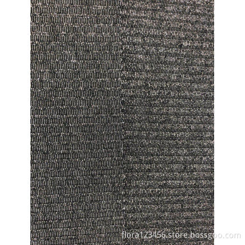 Beliebter breiter Lurex-Rippenstoff